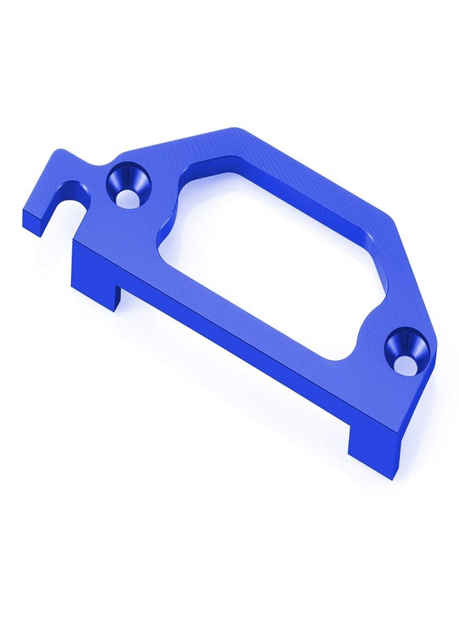 JGGZONE RC Aluminum Alloy Servo Mount Metal Servo Bracket Upgrade Parts Compatible with Tra-xxas LaTrax 1/18 Teton,Desert Prerunner RC Crawler Car Upgrade Replace Parts (Blue) - Image 4